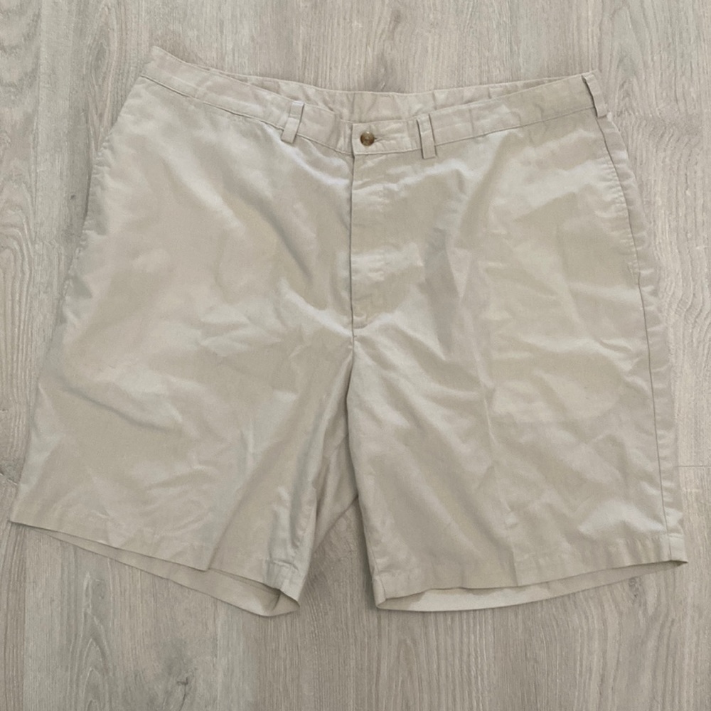 🔥BUNDLESALE Mens 42 Savane 100% cotton flat front shorts